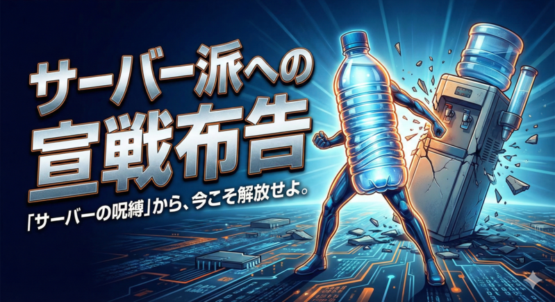 サーバー派への宣戦布告