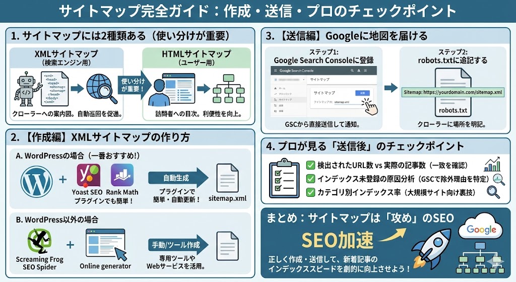 サイトマップとは？詳しく解説