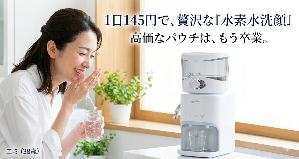 【美容の新常識】1日145円で叶える「水素水洗顔」と「シリカ生活」。高価なパウチを卒業して、未来の自分に投資しませんか？